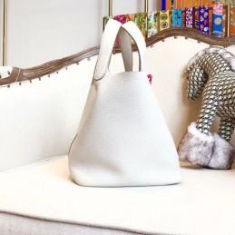 Replica Hermes White Picotin Lock 22 Bag