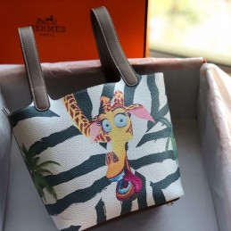 Replica Hermes Zebra Print Picotin Lock 22 Bag