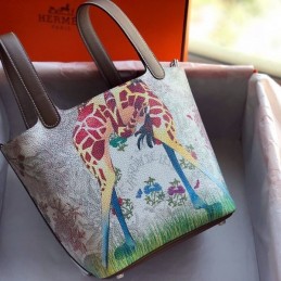 Replica Hermes Zebra Print Picotin Lock 22 Bag
