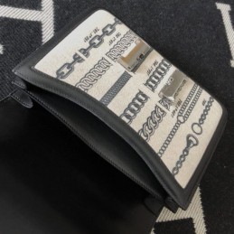 Replica Hermes Black White Print Constance 24 Bag