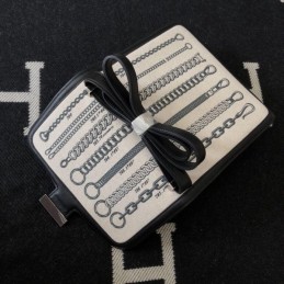 Replica Hermes Black White Print Constance 24 Bag