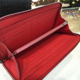 Replica Hermes Red Azap Classic Wallet