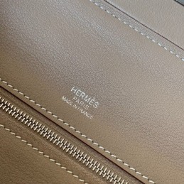 Replica Hermes Tan Green Geometric Kelly 2424 29 Bag