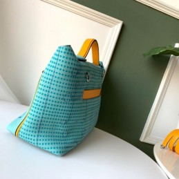 Replica Hermes Turquoise Horse Print Kelly 2424 29 Bag