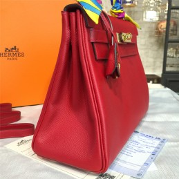 Replica Hermes Red Kelly 28 Bag With Twilly Handle