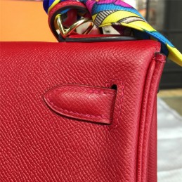 Replica Hermes Red Kelly 28 Bag With Twilly Handle