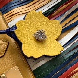 Replica Hermes Yellow Rainbow Stripe Birkin 30 Bag