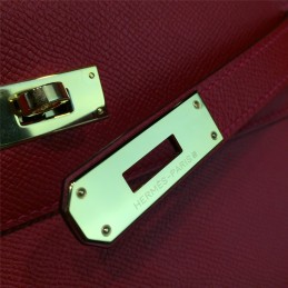 Replica Hermes Red Kelly 28 Bag With Twilly Handle