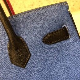 Replica Hermes Blue Green Crocodile Leather Birkin 30 Bag