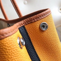 Replica Hermes Gold Garden Party 30 Colorblock Bag