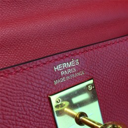 Replica Hermes Red Kelly 28 Bag With Twilly Handle