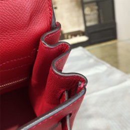 Replica Hermes Red Kelly 28 Bag With Twilly Handle