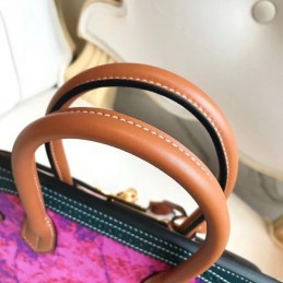 Replica Hermes White Multicolor Print Birkin 30 Bag