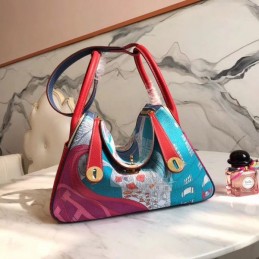 Replica Hermes Multicolor Lindy Artburo 30 Bag