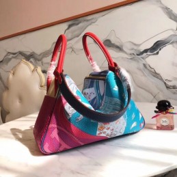 Replica Hermes Multicolor Lindy Artburo 30 Bag