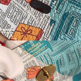 Replica Hermes Multicolor Lindy Artburo 30 Bag