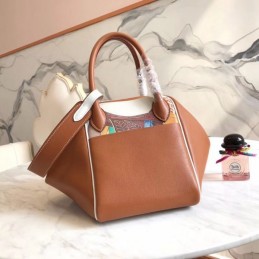 Replica Hermes Brown Lindy Artburo 30 Bag