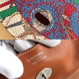 Replica Hermes Brown Lindy Artburo 30 Bag
