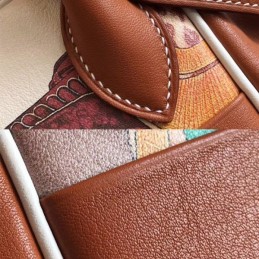 Replica Hermes Brown Lindy Artburo 30 Bag