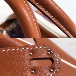 Replica Hermes Brown Lindy Artburo 30 Bag