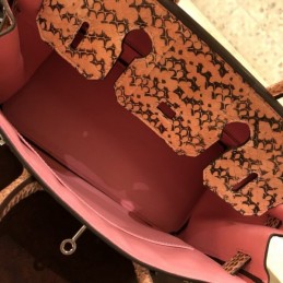 Replica Hermes Tan Monogram Print Birkin 30 Bag