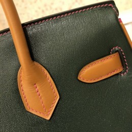 Replica Hermes Green Red Colorblock Birkin 30 Bag