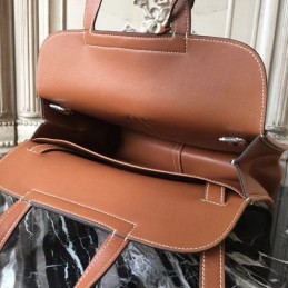 Replica Hermes Brown Print Halzan 31 Bag