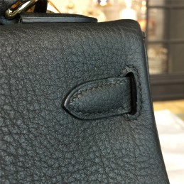 Replica Hermes Black Kelly 28 Gold Hardware Bag