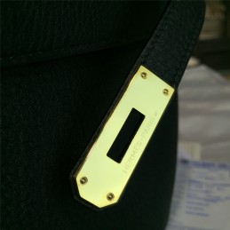 Replica Hermes Black Kelly 28 Gold Hardware Bag