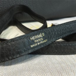 Replica Hermes Black Kelly 28 Gold Hardware Bag