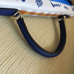 Replica Hermes Blue Kelly 32 Scarf Print Bag