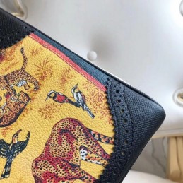Replica Hermes White Yellow Print Kelly 32 Bag