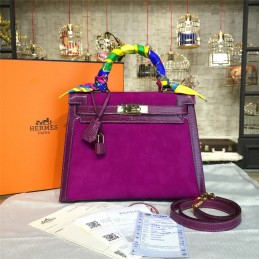 Replica Hermes Fuchsia Kelly 28 Gold Hardware Bag