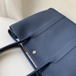 Replica Hermes Navy Blue Garden Party 36 Bag