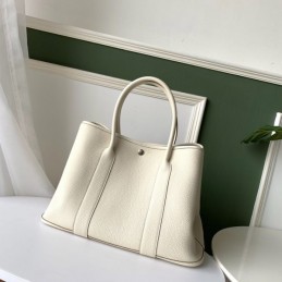 Replica Hermes White Garden Party 36 Bag