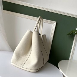Replica Hermes White Garden Party 36 Bag