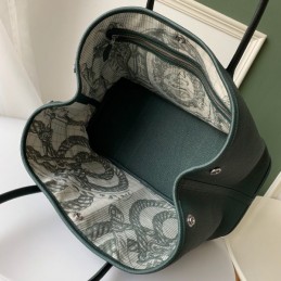 Replica Hermes Dark Green Garden Party 36 Bag