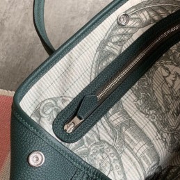 Replica Hermes Dark Green Garden Party 36 Bag