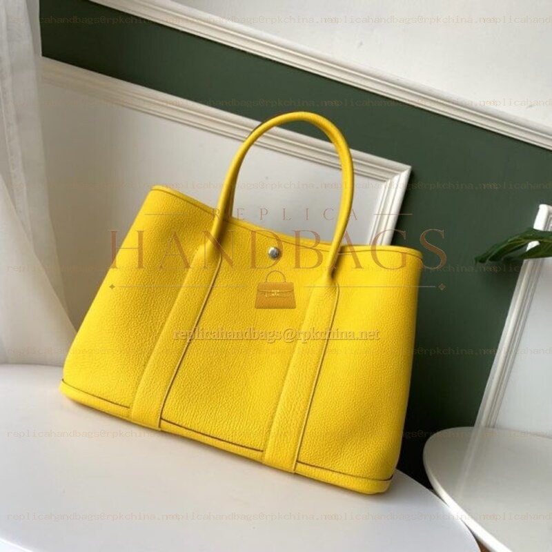 Replica Hermes Yellow Garden Party 36 Bag