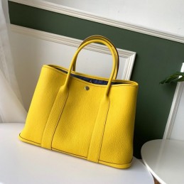 Replica Hermes Yellow Garden Party 36 Bag