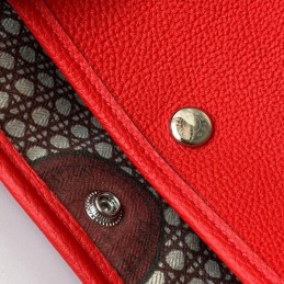 Replica Hermes Red Garden Party 36 Detailed Leather Bag