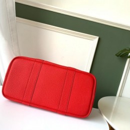 Replica Hermes Red Garden Party 36 Detailed Leather Bag