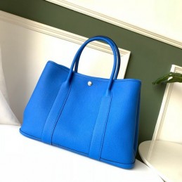 Replica Hermes Blue Garden Party 36 Bag