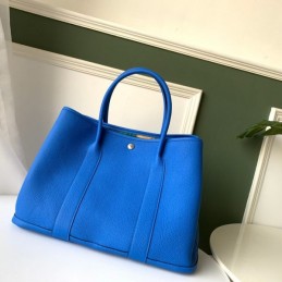 Replica Hermes Blue Garden Party 36 Bag