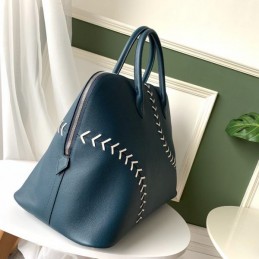 Replica Hermes Blue Baseball Stitch Bolide 45 Bag