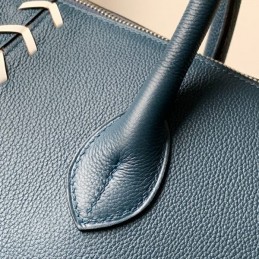 Replica Hermes Blue Baseball Stitch Bolide 45 Bag