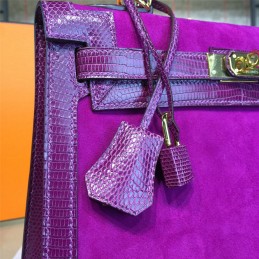 Replica Hermes Fuchsia Kelly 28 Gold Hardware Bag