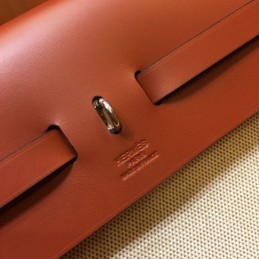 Replica Hermes Beige Brown Herbag Zip 39 Bag