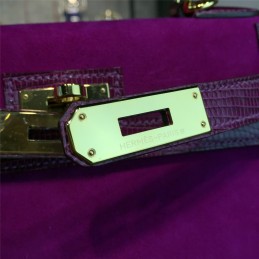 Replica Hermes Fuchsia Kelly 28 Gold Hardware Bag