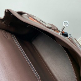 Replica Hermes Blue Brown Colorblock Kelly 32 Bag